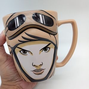 Disney Store Pilot Star Wars 3D Mug 12 oz Ceramic